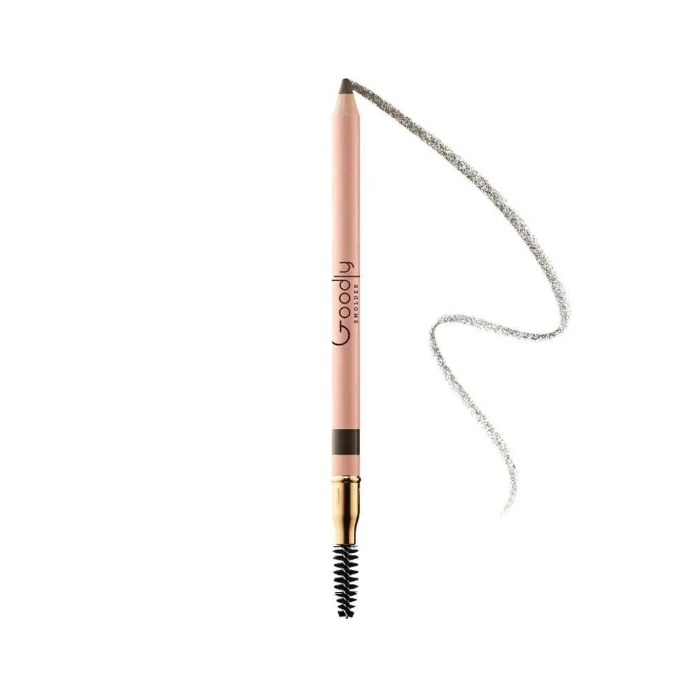 Goodly Smolder Waterproof Eyebrow Pencil With Brush  Brow Pencil Permanent Makeup Supplies Private Label Eyebrow Pencil