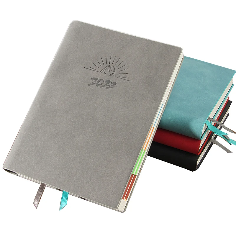 Classic hardcover office school notebook stationery, fine bandage planning notebook