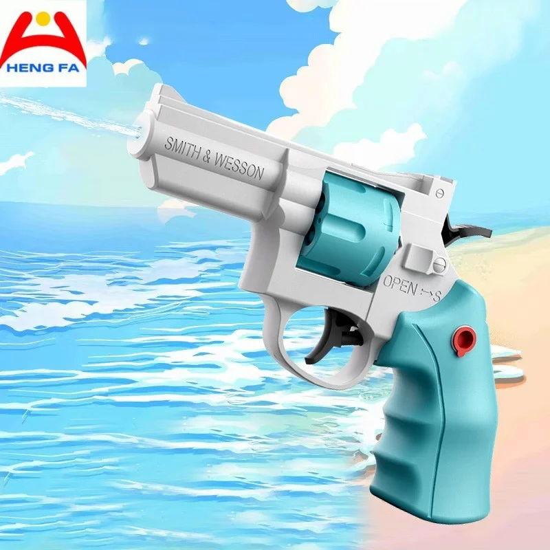 New Design Electric Water Gun Automatic Squirt Pistols Summer Pool Toy Revolvers For Kids