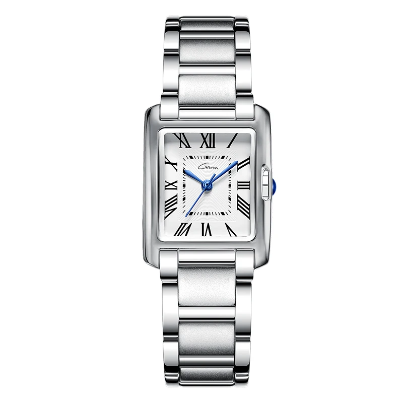 Wholesale New Arrival Women Square Alloy Case Wristwatches  Japawn Movement 3 ATM Quartz Watches for Women
