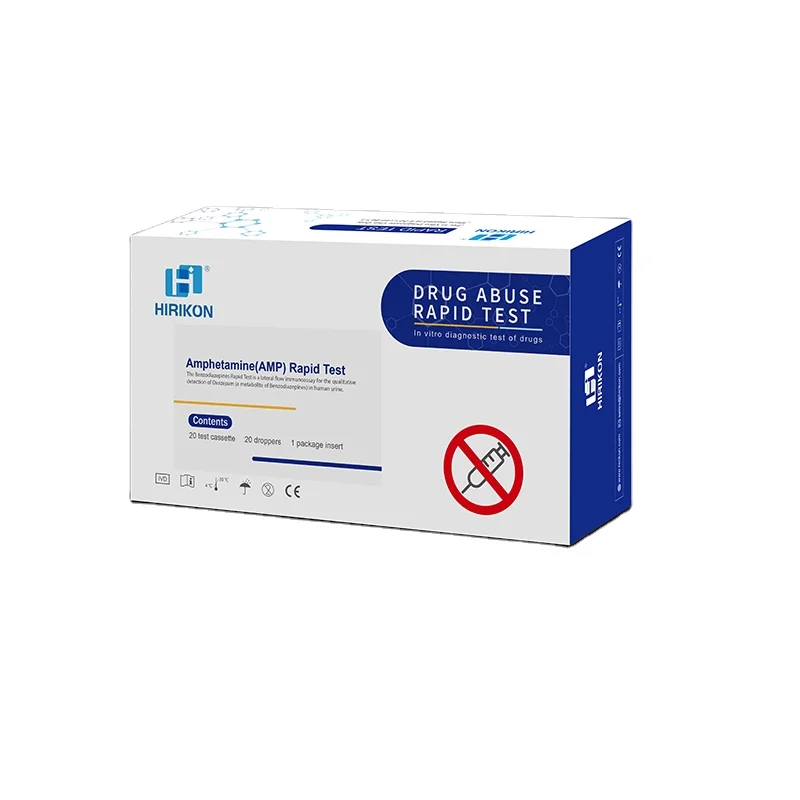 Hirikon Practical And Effective Way To Test For Amphet-amine(AMP) Rapid Test Kit In Urine No Calibration And No Instrument Requi