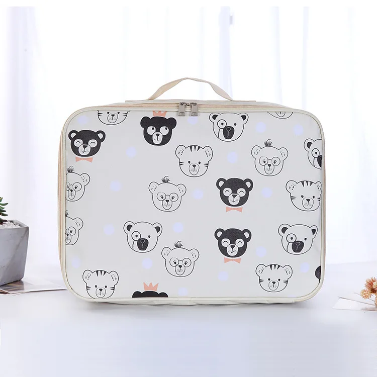 Waterproof Large Size Cute Cartoon Print Cosmatics Beauty Makeup Bag Organizer Stylish
