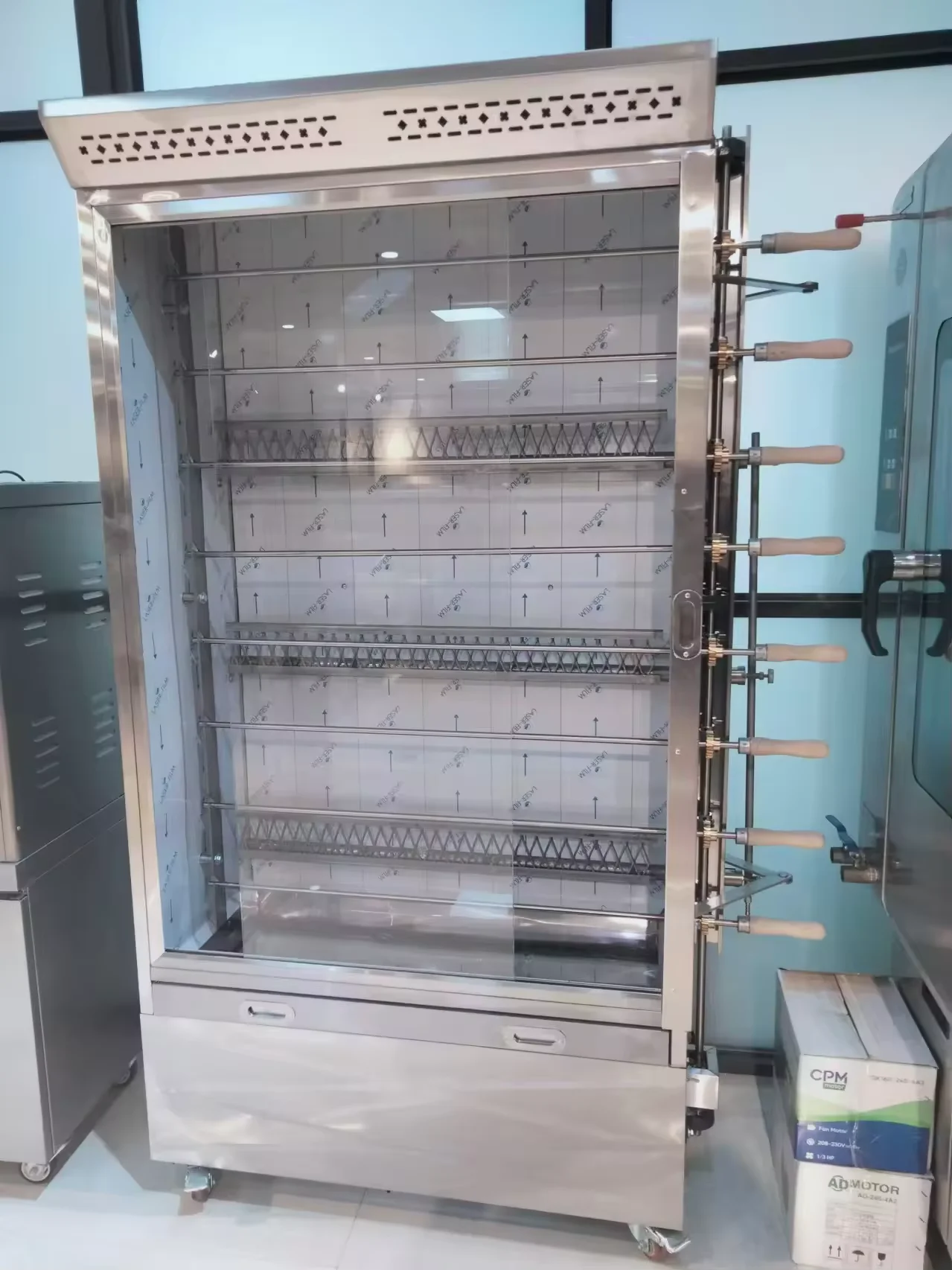 Chuangyu Commercial Roast Chicken Oven Grill Chicken Electric Oven Rotisserie Chicken Oven For Sale