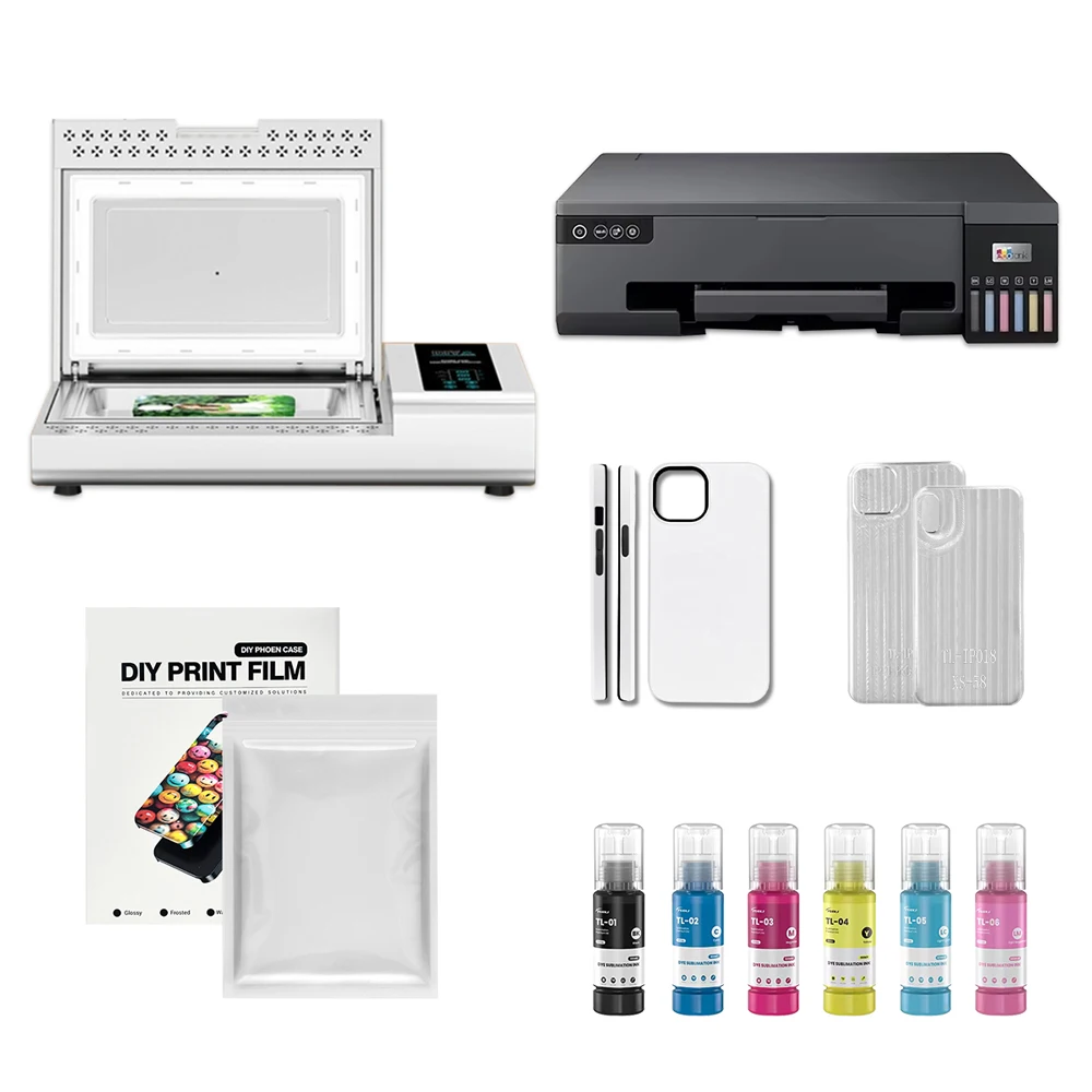 3D Sublimation Mobile Phone Case Printer Cell Cover Custom Personalized Making Mini Vacuum Heat Transfer Printing Machine