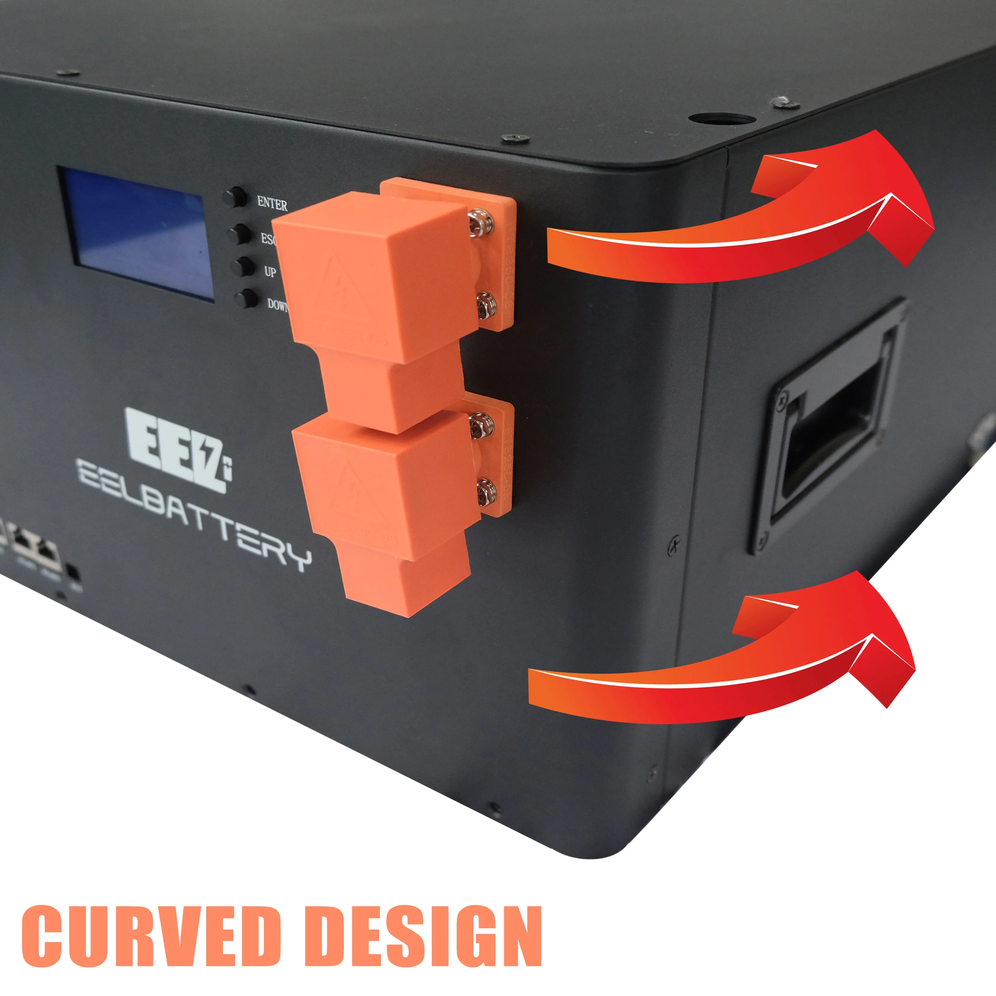 EEL V3 280 DIY Battery Case With 48V 16S Bluetooth BMS For Server Rack 15kwh 280Ah 320Ah Balance Lifepo4 Stackable  Battery Box