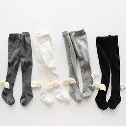 Spring and autumn new Children Socks Pantyhose angel wings girl pantyhose Baby Socks Pants