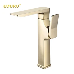 Zirconium Gold Basin Faucet Toilet Basin Faucet Wash Basin Hot And Cold Mixing Valve Foreign Trade Wholesale Copper Materials