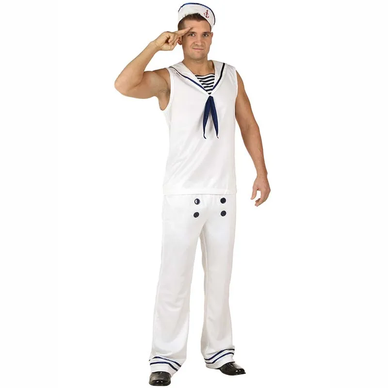 Fancy Dress Officer Marine Seaman Costume Sailor Costume