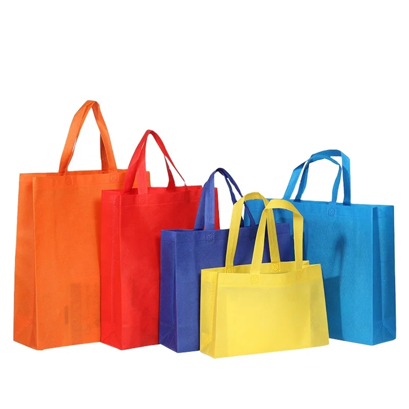 Wholesale promotional custom design non woven shopping bag