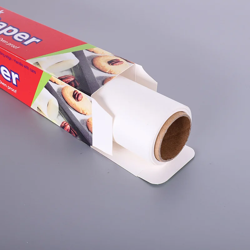 
Disposable Pattern Security Food Wrapping Customized Logo White Baking Parchment Paper Supplier 