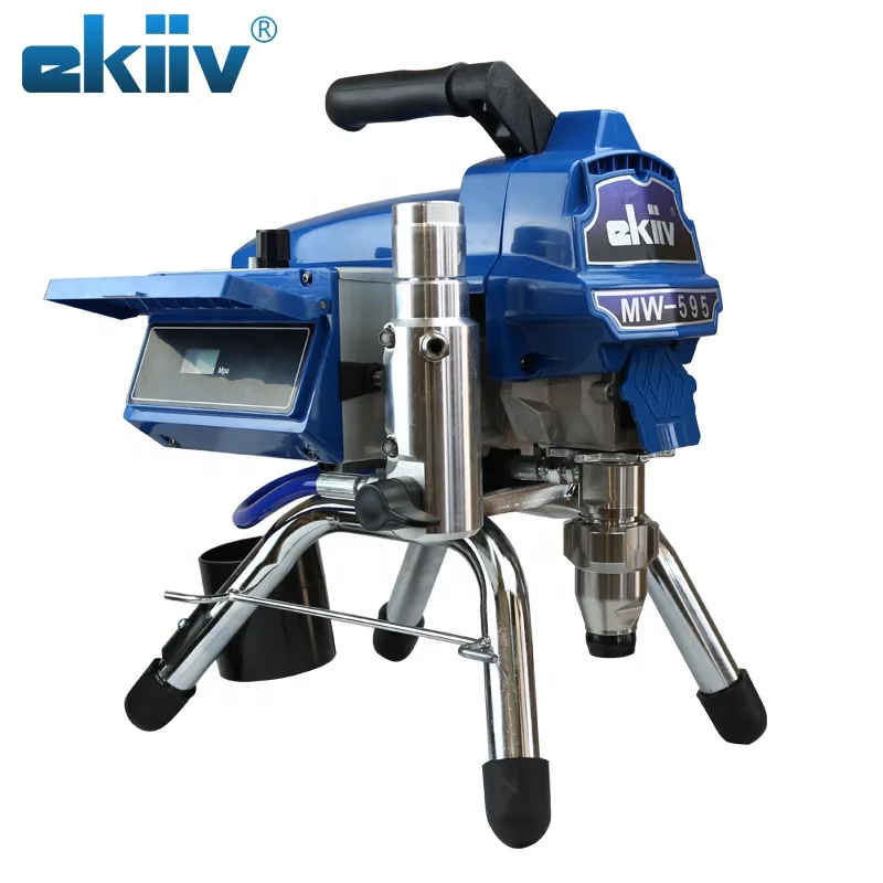 EKIIV M595 2600 Вт масляные покрытия для зданий 3 литра в минуту распылительная машина высокого давления безвоздушная