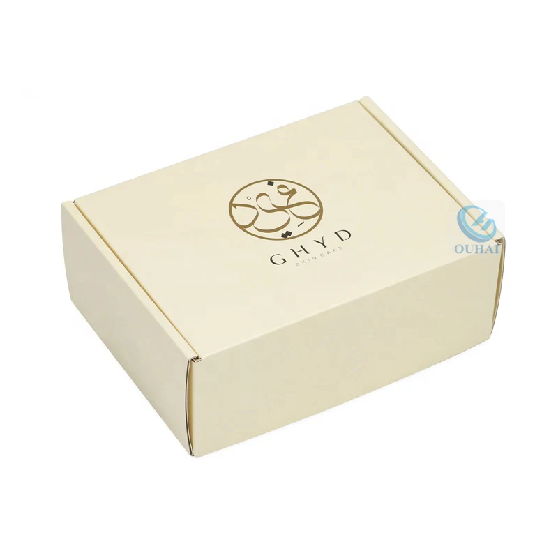 Cardboard Logistics Packaging Custom Private Brand Logo Cosmetic Box Corrugated Paper Shipping Mailer Boxes for Wholesale