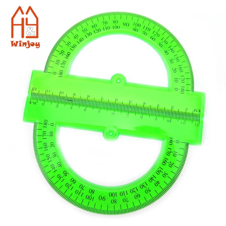 
Small 4 Inch Protractor Ruler, Drafting Tools Protractor for Kids Classroom Set School Supplies Math Geometry 