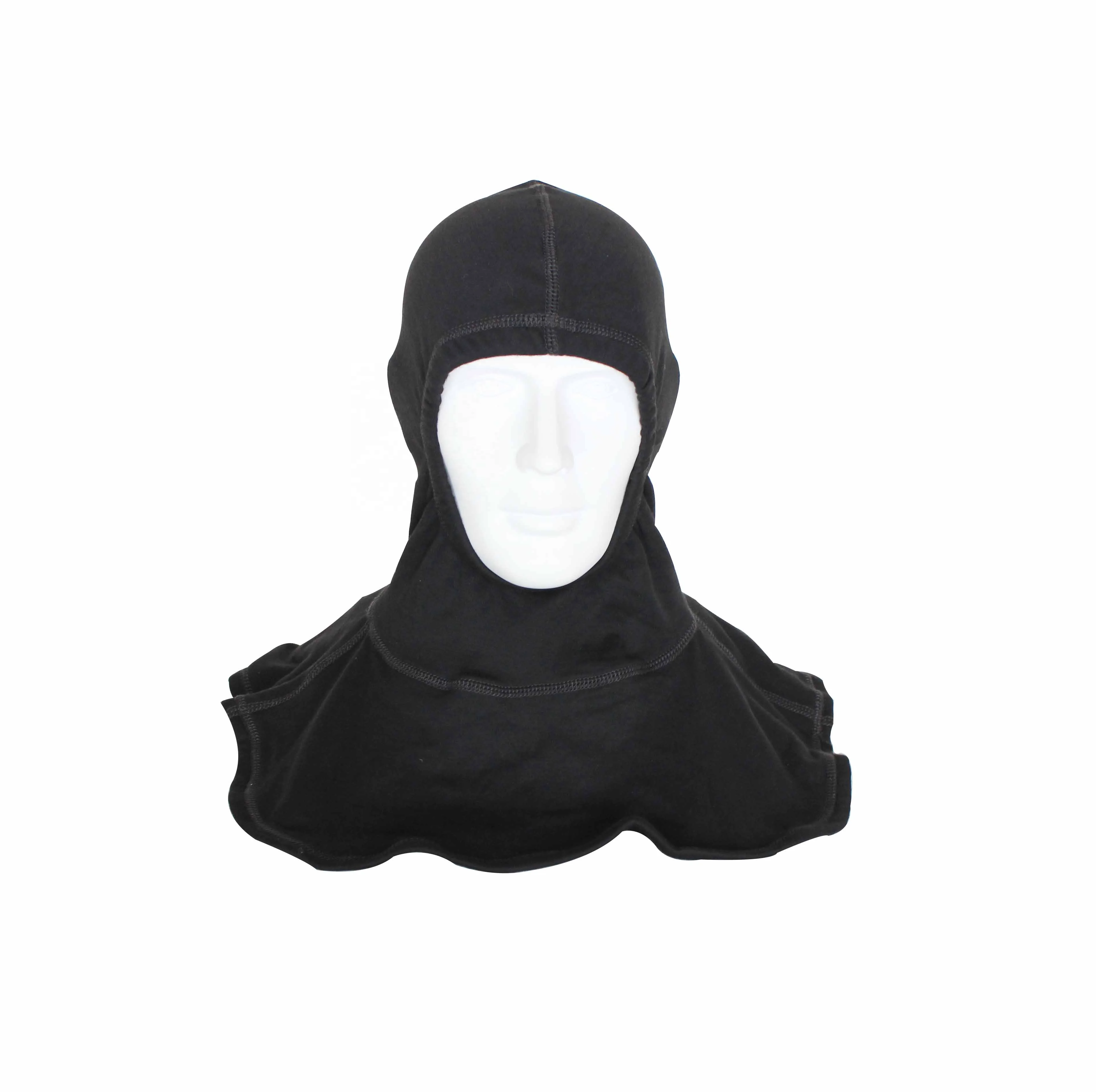 Good Quality Black heat resistant Fire fighting anti flash hoods Face protection hood