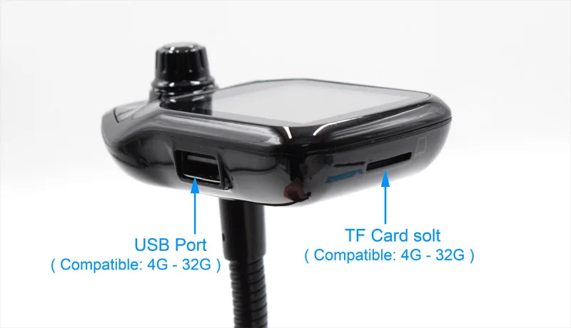 FM-трансмиттер автомобильный T43 BT 5 0 с двумя USB-портами и поддержкой
