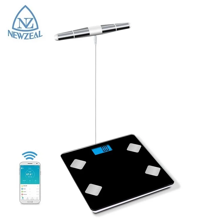 100G 0.2Lb 8 электрод ЖК интеллектуальное подключение приложения измерения калорий состав процентный калькулятор жира масштаба