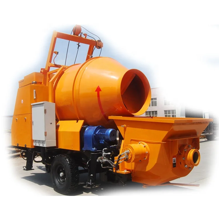 Discount portable concrete mixer and pumping machine