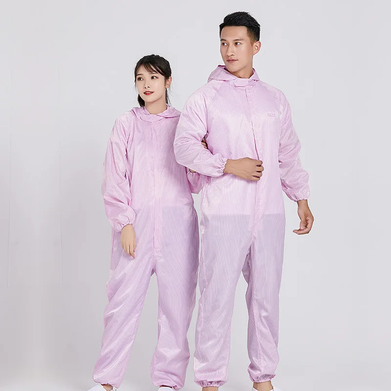 OEM Antistatic Work Uniform Anti-static Polyester ESD Garments Cleanroom Suit ESD Clothes Antistatic Work clothes