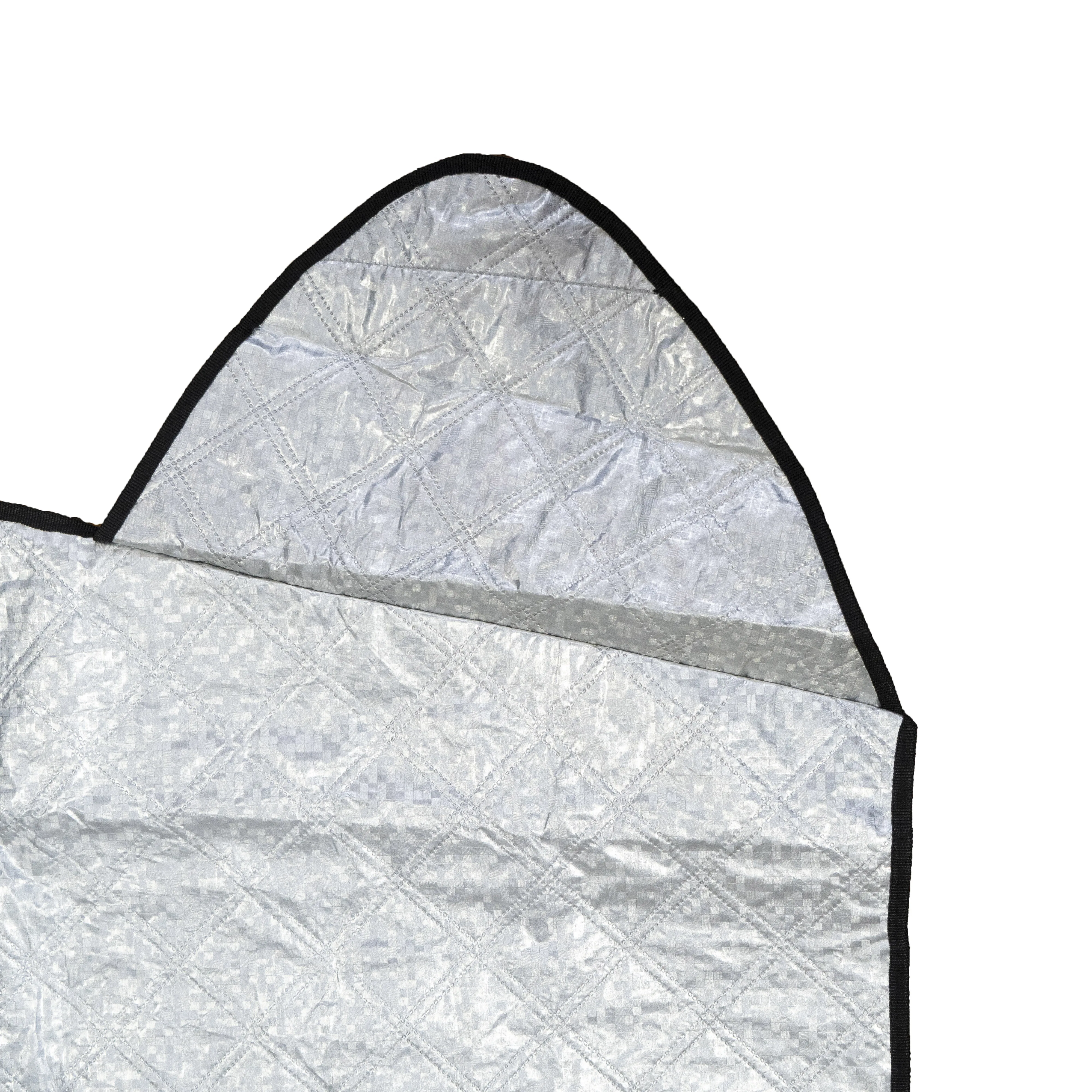 Manufacturer supplier high quality customized foldable winter car front aluminum film and cotton snow shade