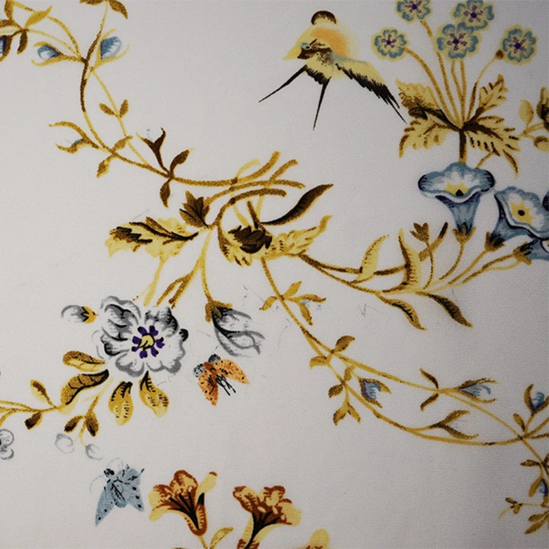 Digital printed tea towels design your own digital print mens No MOQ denim printed fabric for dress