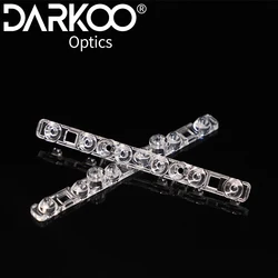Darkoo Optics OEM ODM Linear Lens Led 15 30 24 60 Degree Acrylic Pmma Lighting Optical Focus Led Linear Light Lens
