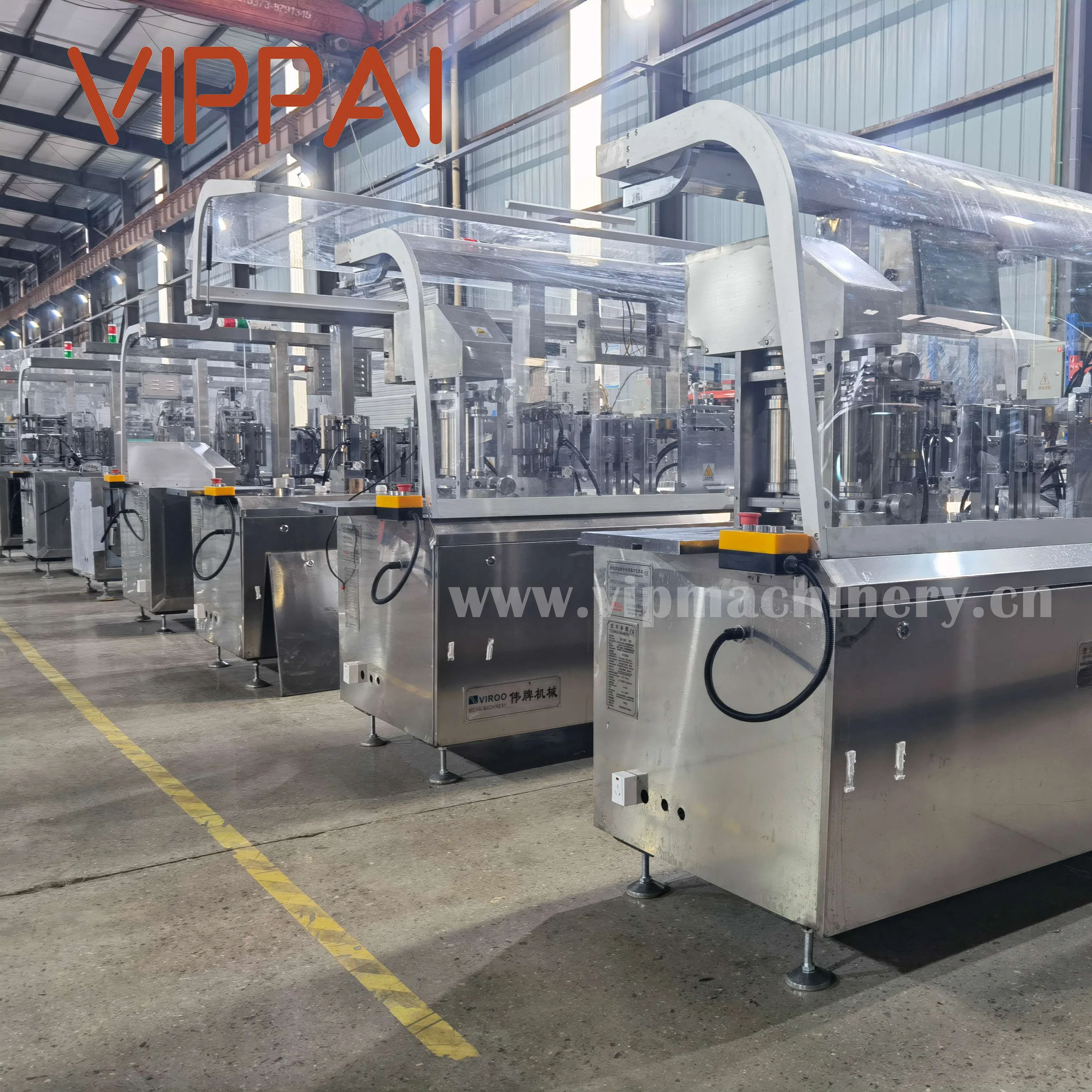 VIPPAI Factory низкая цена четырехстороннее запечатывание 1 шт. Саше влажные салфетки упаковочная машина с GMC