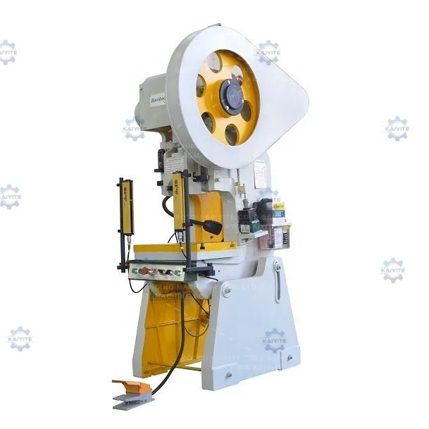 25T J23 mechanical c type crank fast pattern 63t 100t 125t punching punch press machine for hole