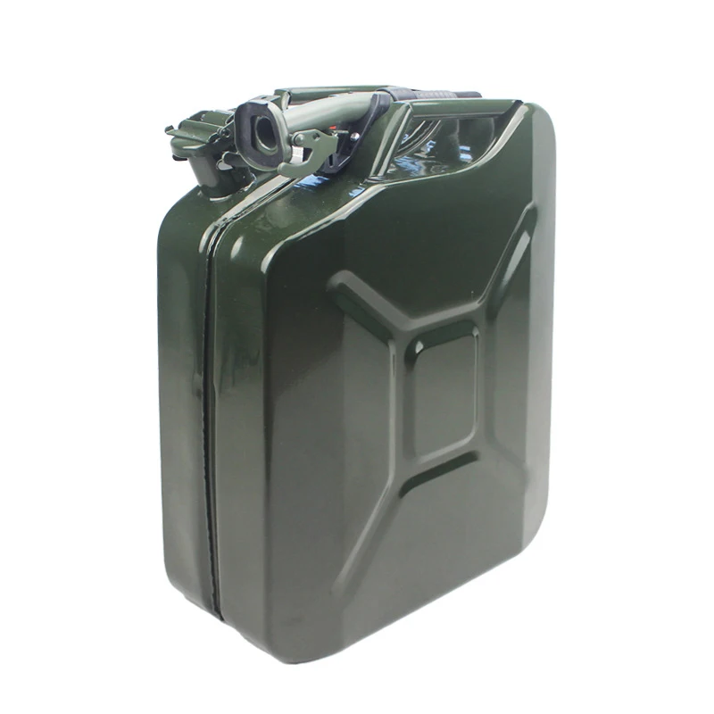 Steel Gasoline Fuel Tank Petrol Jerrycan 20 Liter 5L Gallon Gal Oil Jerry Can