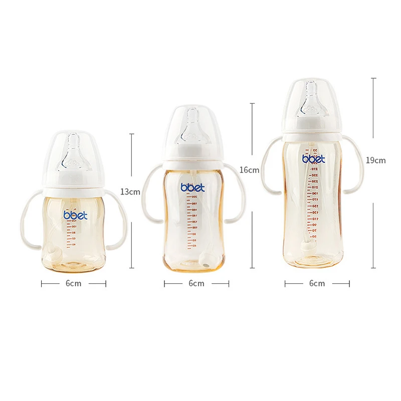 big wide neck straw nursing feeding baby bottles teat kit in bulk with formula dispenser