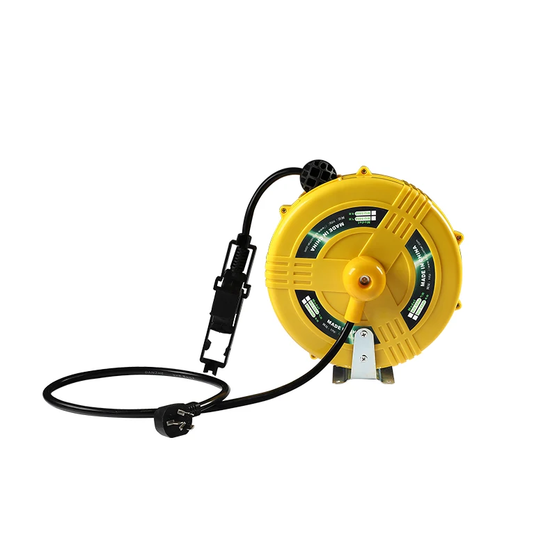 Empty Plastic Steel Cable Reel Retractable Cord Reel Hose Reel For Vacuum Cleaner