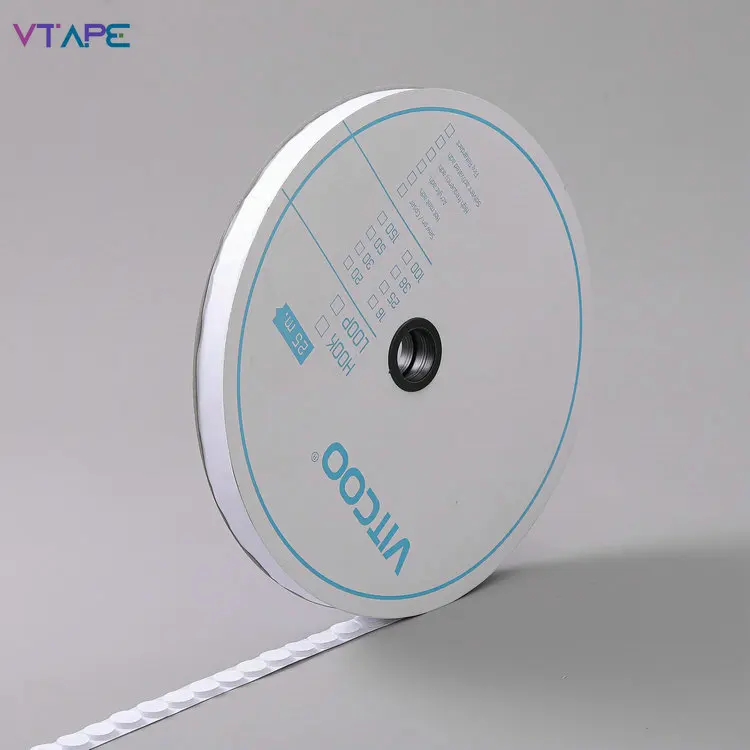 Custom Friendly Tape Hook And Loop Cable Tie Back To Back Double Side Hook And Loop Fastener For Shoes