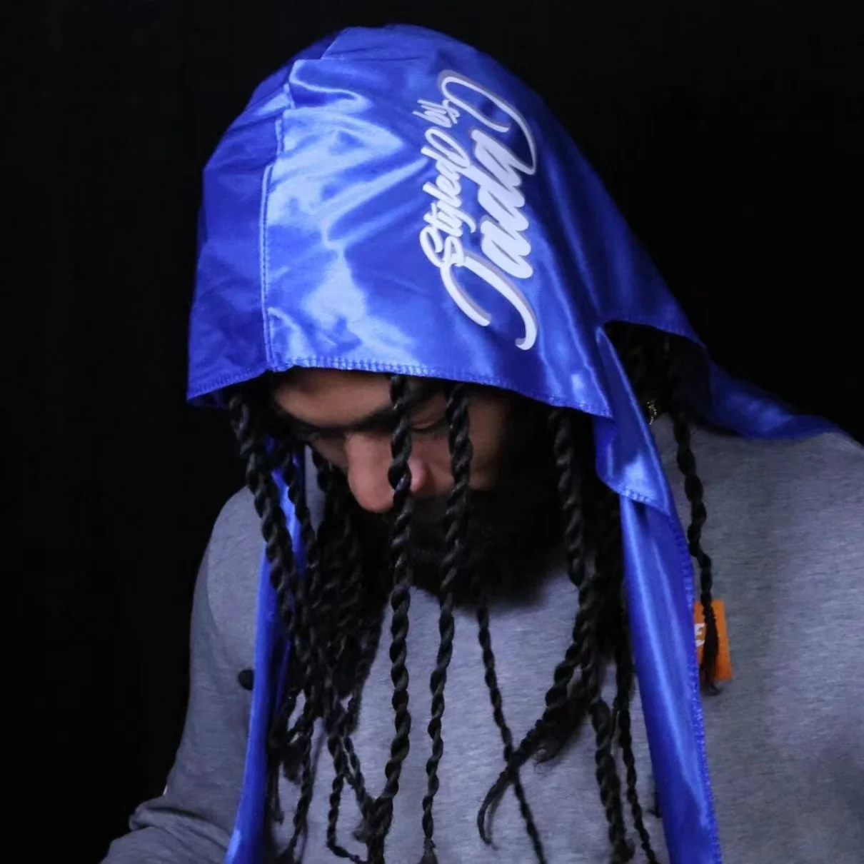 Простые длинные волосы Durags Private Label, шелковые Durag, Лидер продаж, атласные волосы Durags для мужчин