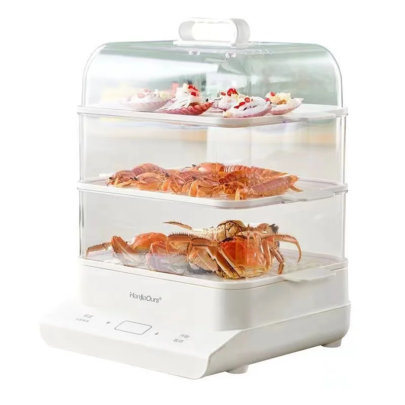 Three layer electric steamer home breakfast multifunction large capacity steam pot automatic power off Steam Box