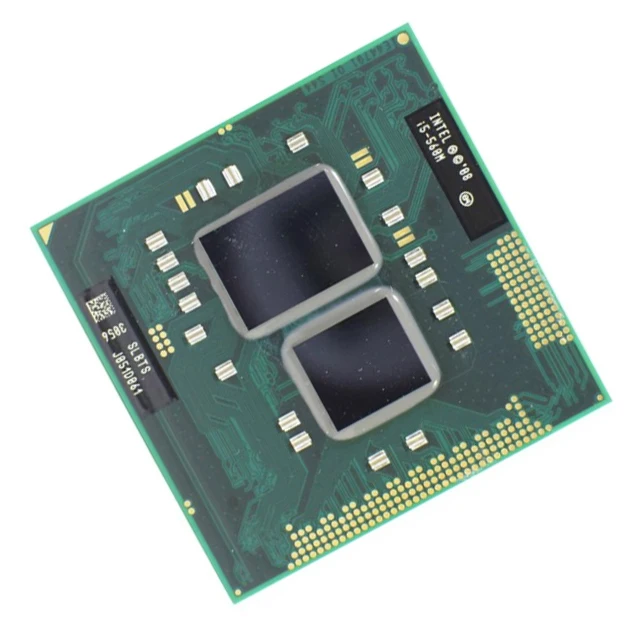Для процессора Intel Core i5-560M i5 560M SLBTS 2 6 ГГц двухъядерный процессор Quad-нить Количество ядер 3 Вт 35 Разъем G1 /