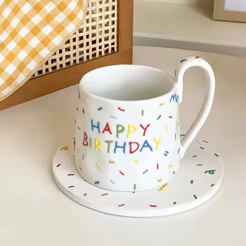 Сахарная игла для завтрака домашняя креативная кружка красоты милый подарок на день рождения овсяная чашка