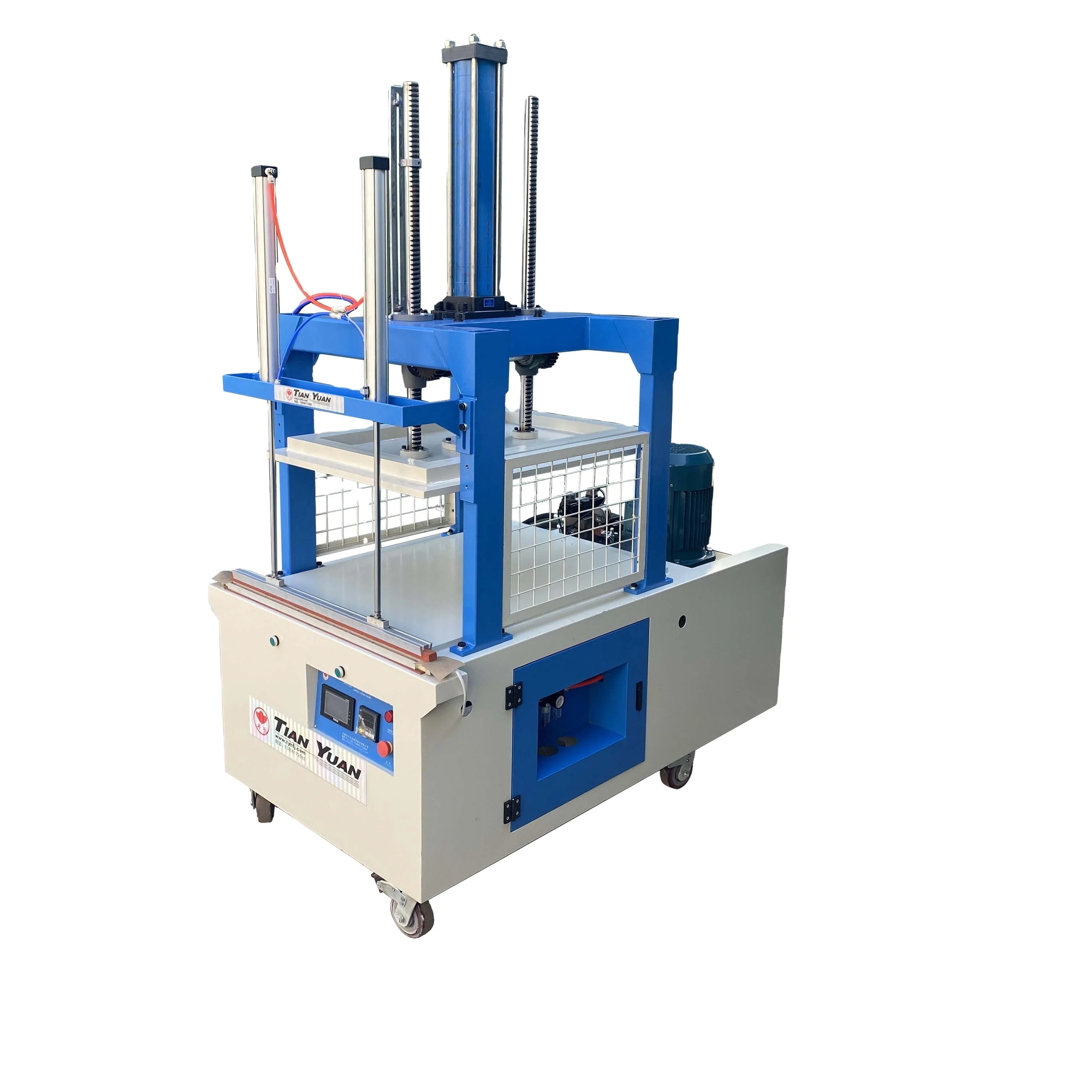 Auto vacuum compress packing machine for sponge latex pillow cushion duvets compressor package HFD-888