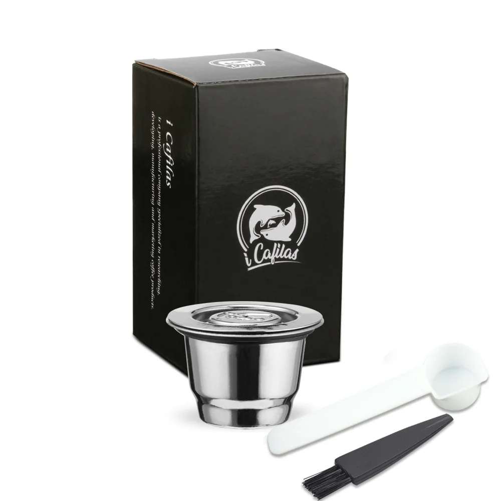 Cheap Factory Price empty reusable stainless steel nespresso refillable k-cup coffee capsule