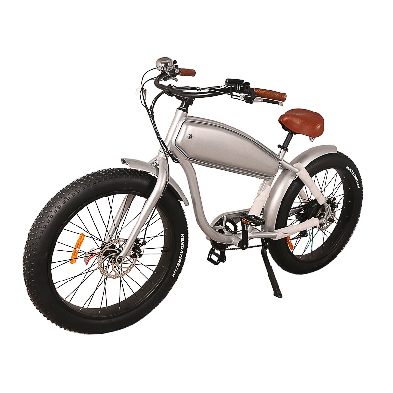 26 inch classical retro double spring suspension fork vintage retro electric bike 48v 500w vintage electric bicycle
