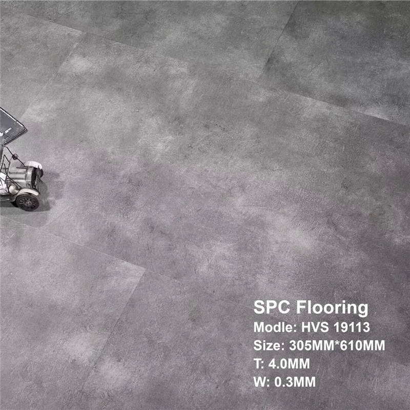 Popular Marble stone texture  Big Discount 100% Waterproof Wear resistant 4.0mm SPC  Vinyl Floor