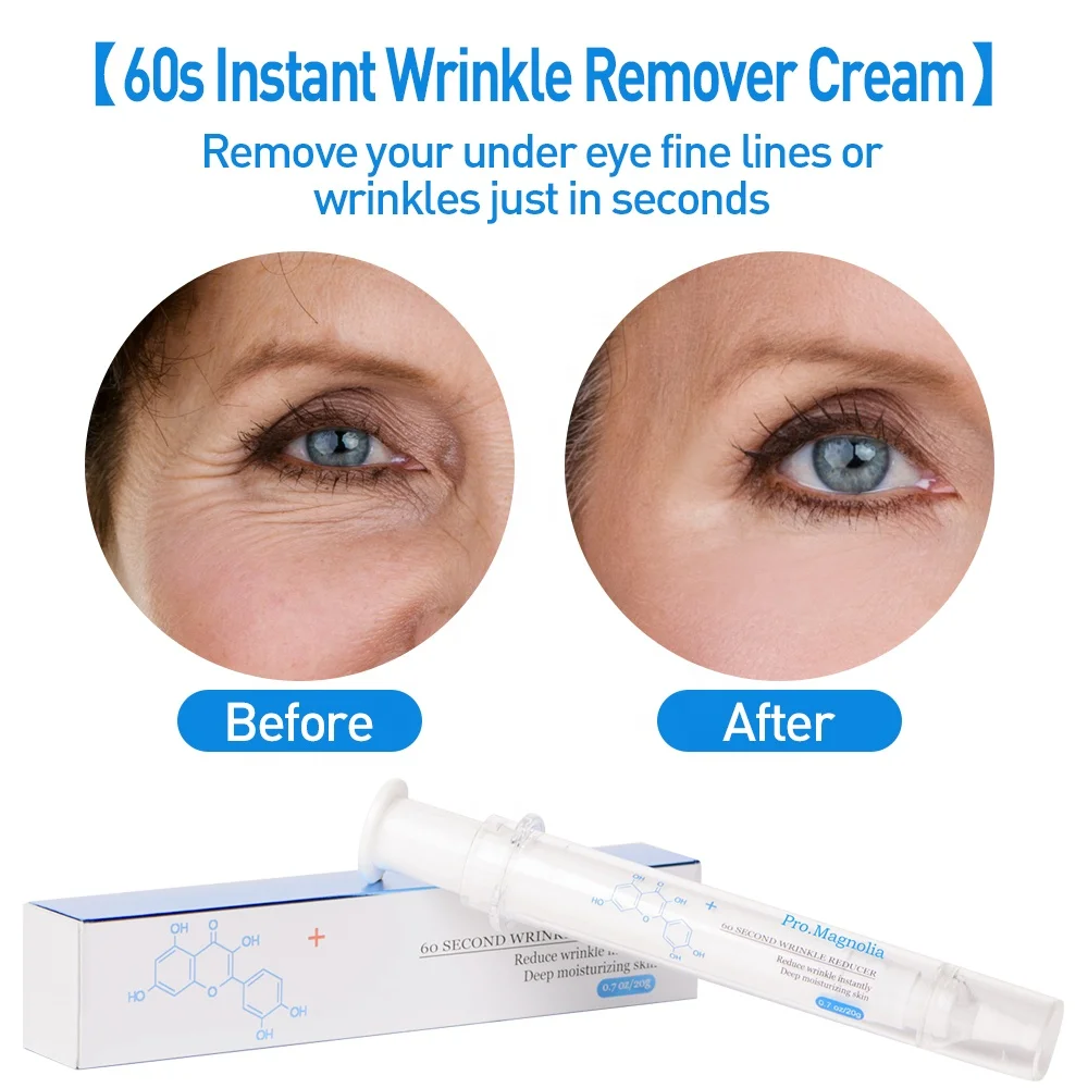 60 Seconds Instant Wrinkle Eye Wrinkle Area Serum Moisturizer Eye Cream For Dark Circles
