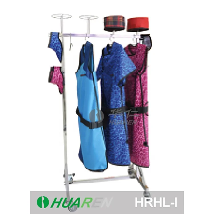 HUAREN CE stainless steel Lead apron storage rack hanger