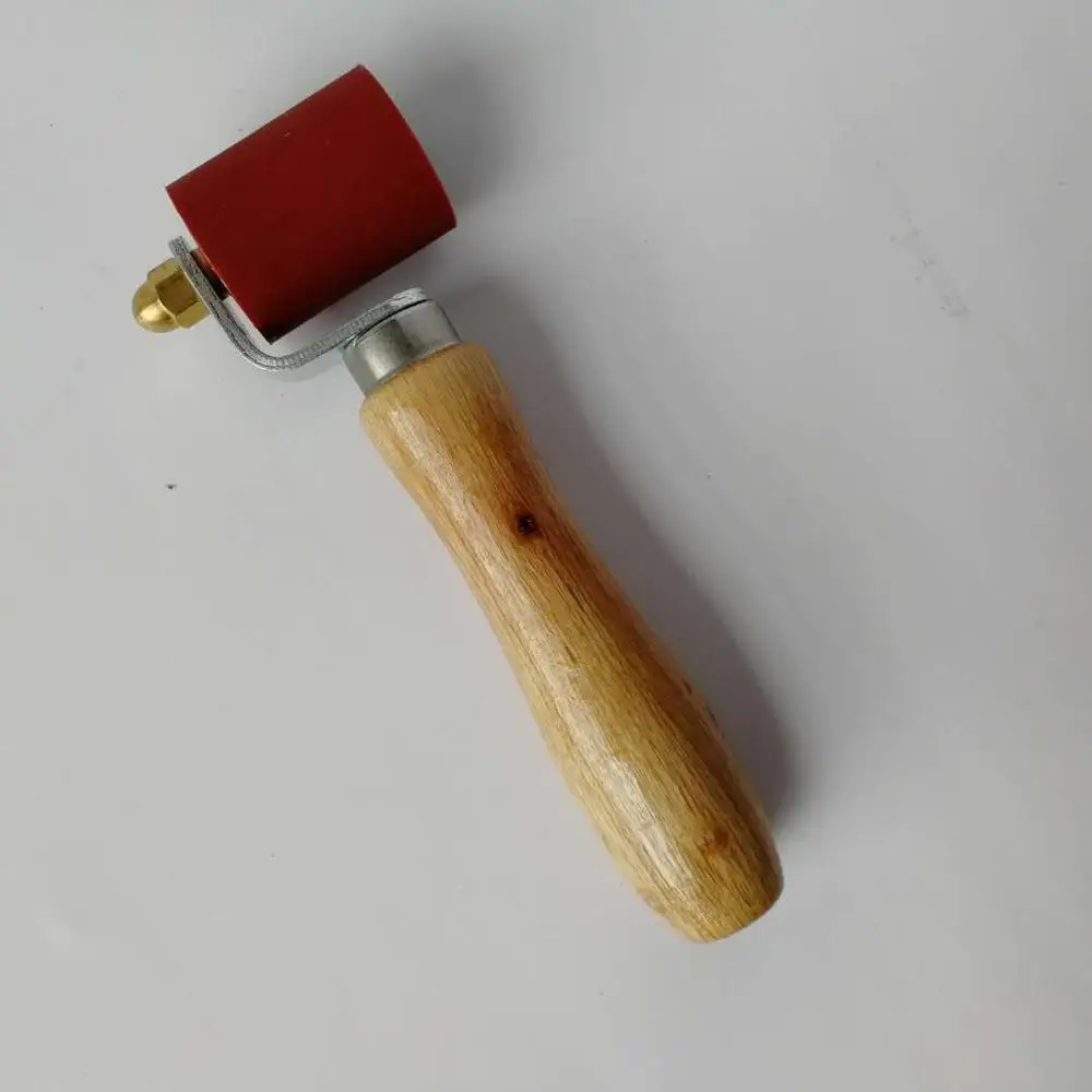 2024 Order 40mm Silicone High Temperature Resistant Seam Hand Pressure Roller Roofing PVC Welding Tool (red)