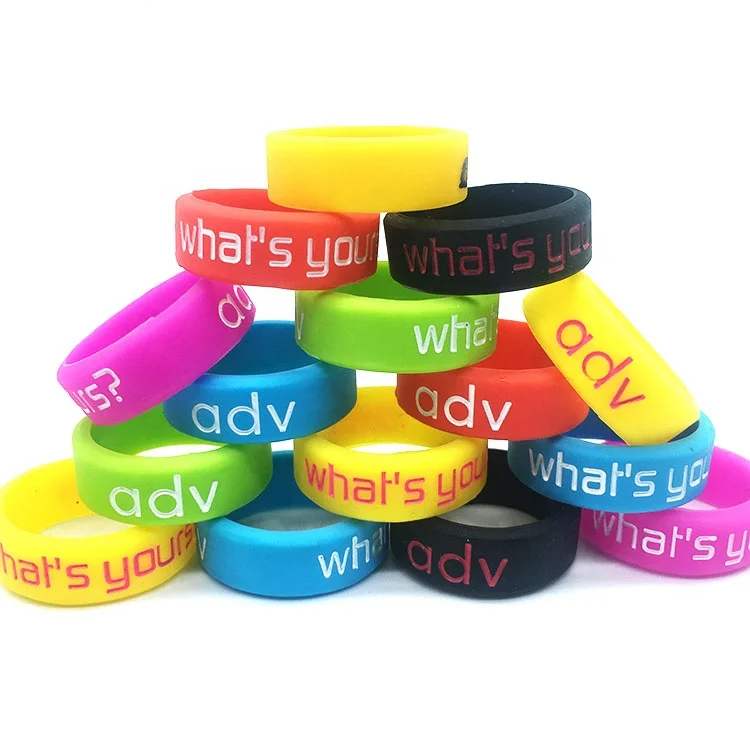 2020 cheap custom your own brand silicone vape bands to protect e-cigs and e-juice