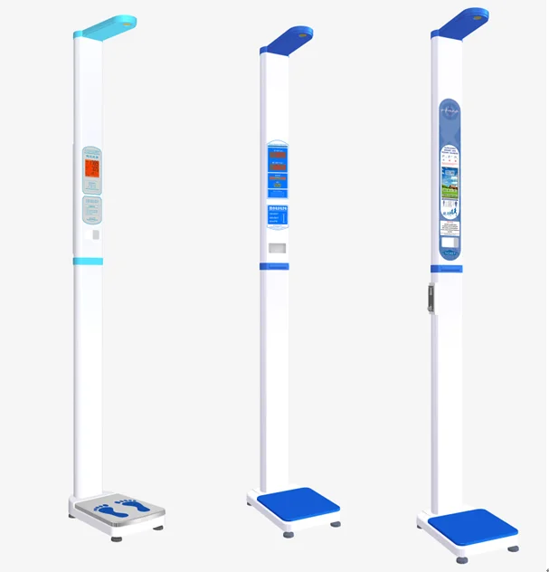 500kg Coin operated height weight BMI machine weighing scale