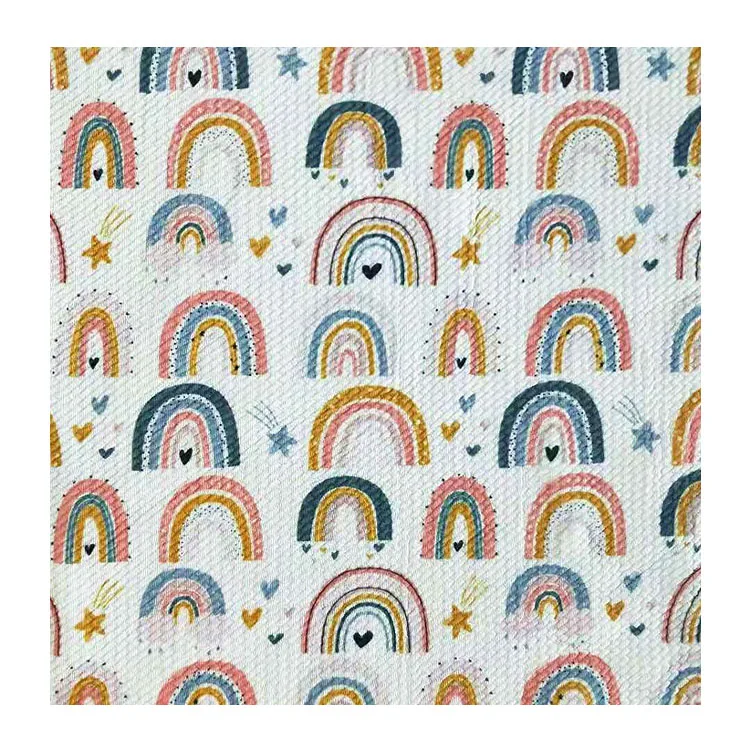 Нет минимального заказа, ткань с цифровой печатью, трикотажная полиэфирная ткань для банта