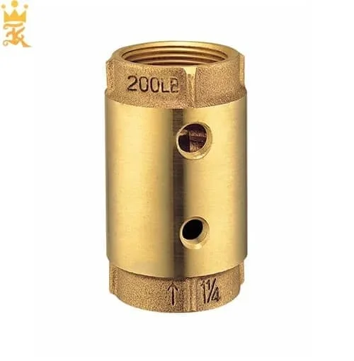 Superior Brass One-Way Valve for Leak Prevention Manual Check Structure for Water Gas Oil High Temperature Media Application