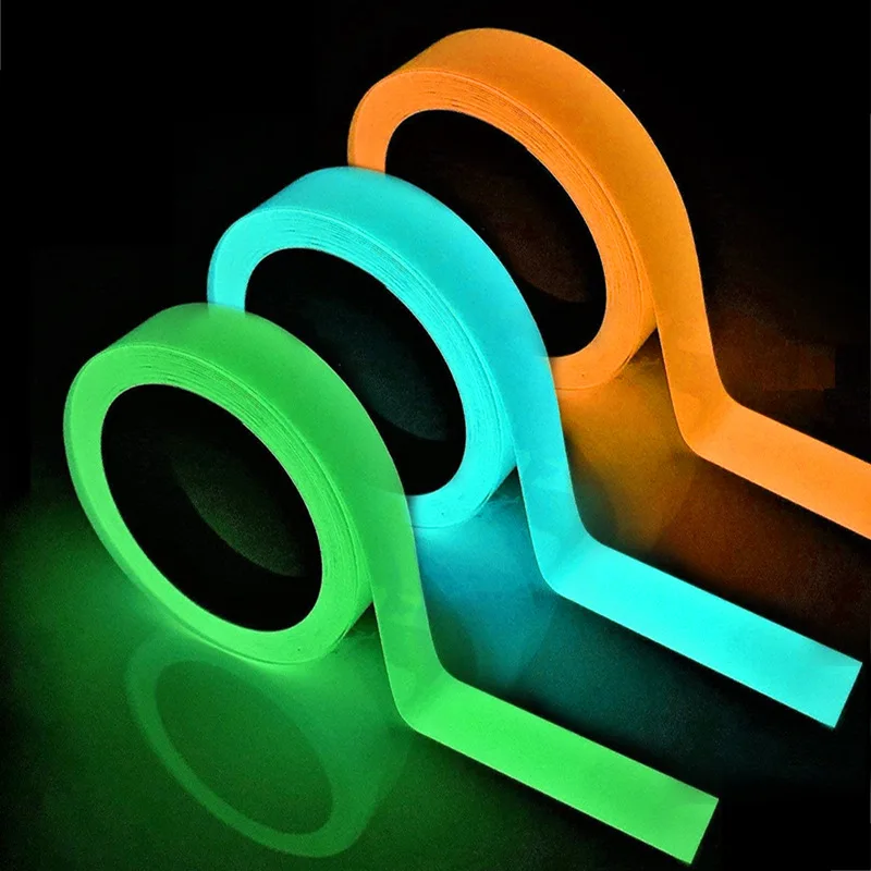 Luminous Tape 10mm*5m Self-adhesive Tape Night Vision Glow In Dark Safety Warning Security Stage Home Decoration Tapes
