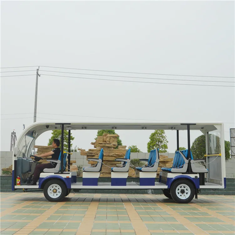 23 местный Электрический открытый туристический автобус для продажи