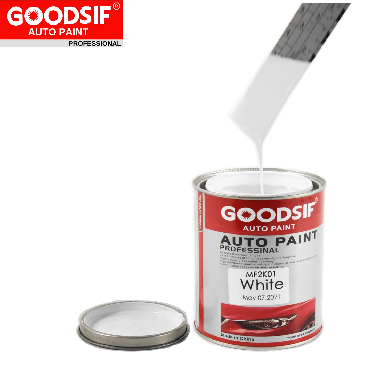 Acrylic car paint 2 to solid color paint spraying