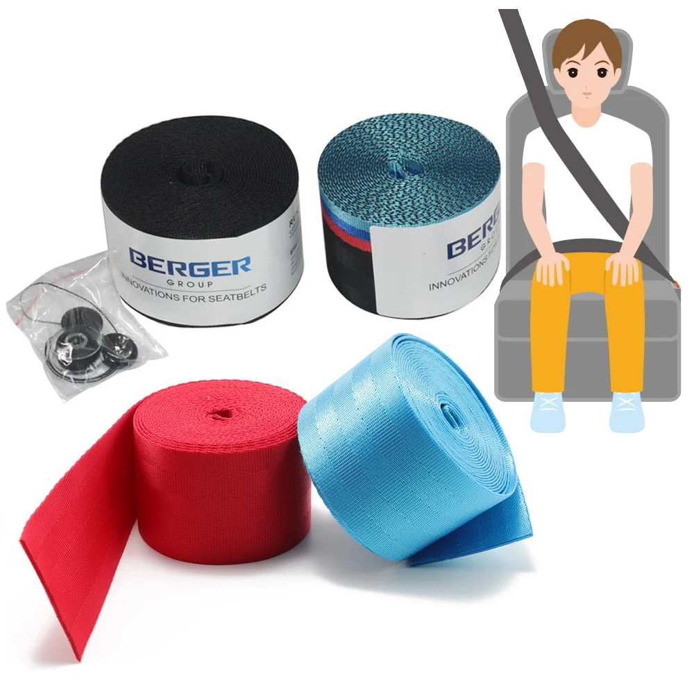 Hot sale spoon sports polyester modified car safety seat belt for honda